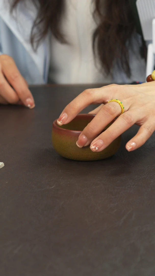 陶宣宝汝瓷原矿原釉手工作品微瑕