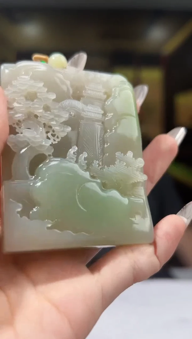 定制和田玉老厂长匠心馆天然和田玉