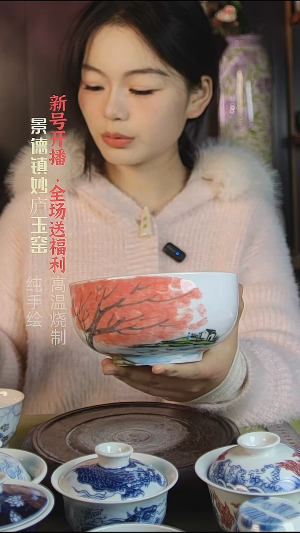 盘陶妙庐玉窑罗汉大碗