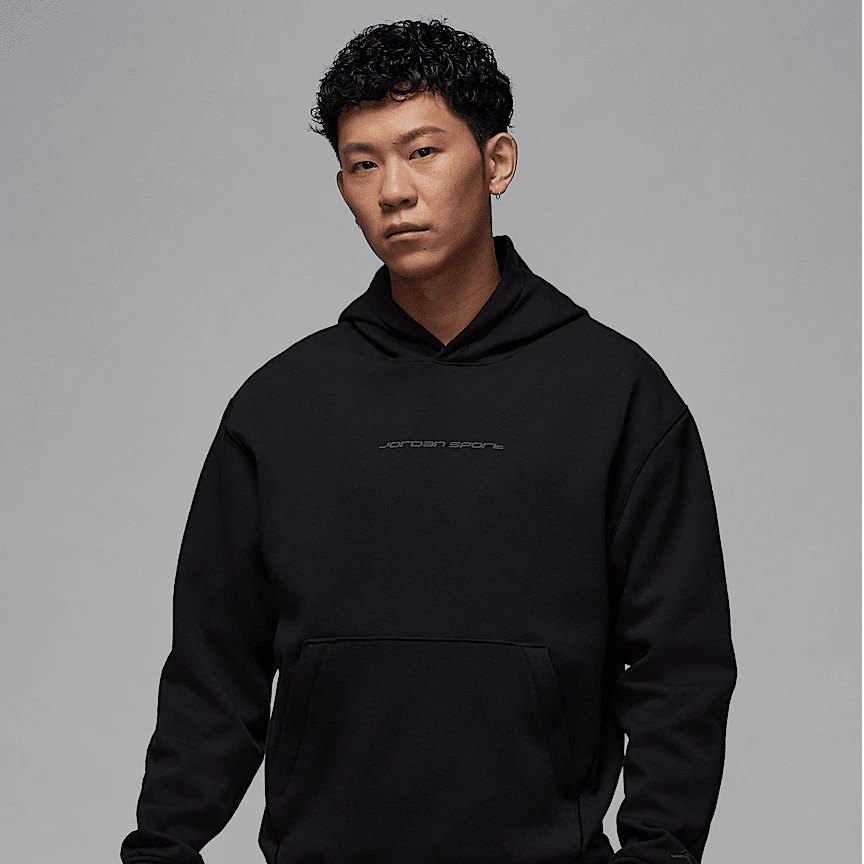 Nike/耐克官方正品Air Jordan 男子黑色速干运动卫衣HF0281-010