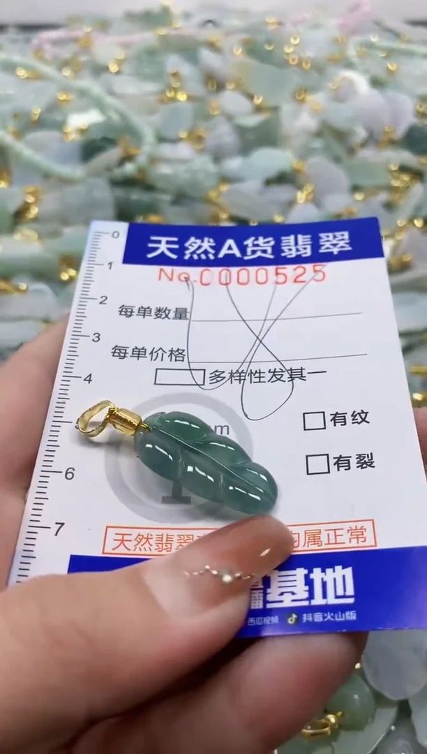 颈饰未镶嵌翡翠天然A货翡翠