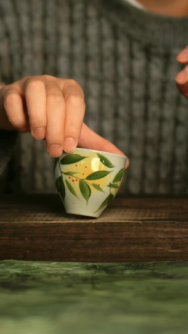 瓷器青诗集手工手绘瓷器