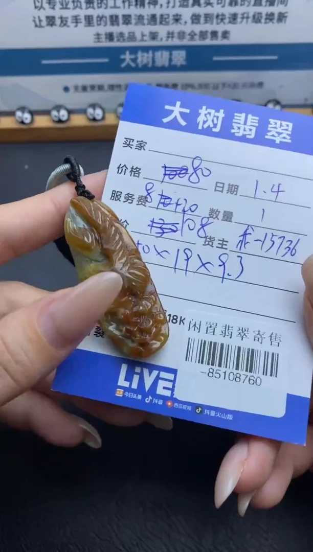 颈饰未镶嵌翡翠-85108760