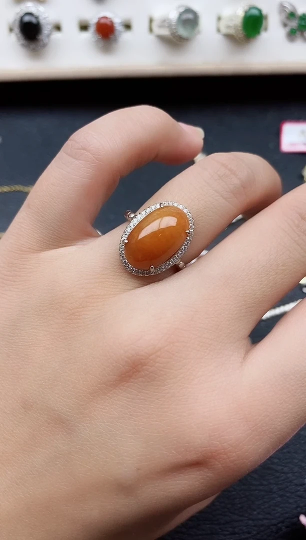 【闪购商品】翡翠戒指银S925镶嵌11111
