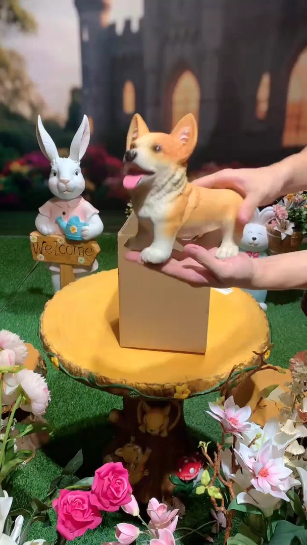 无花花园庭院摆件&00&