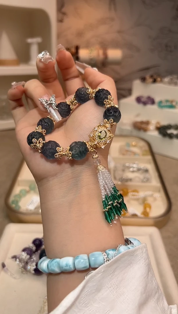 【闪购商品】水晶手链合金萤石