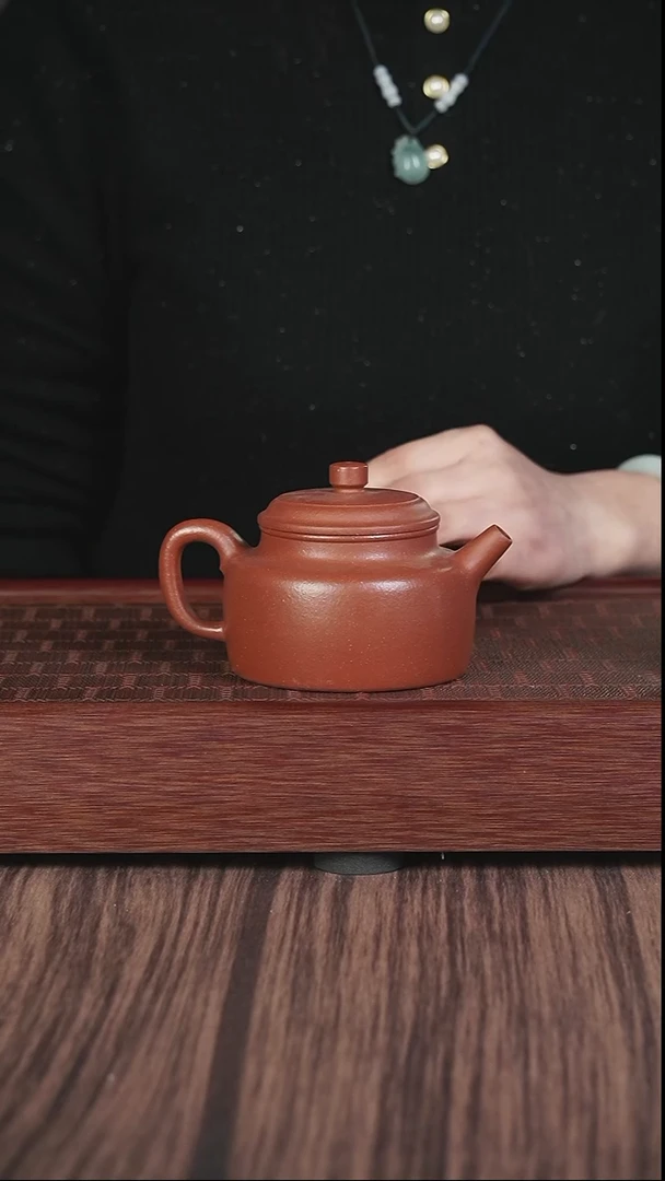 【闪购商品】紫砂茶壶粗砂  红降坡  德钟