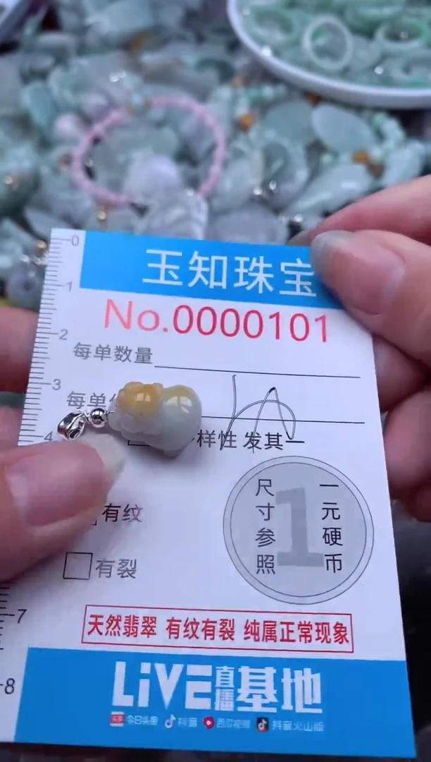 翡翠未镶嵌吊坠(不含链)101