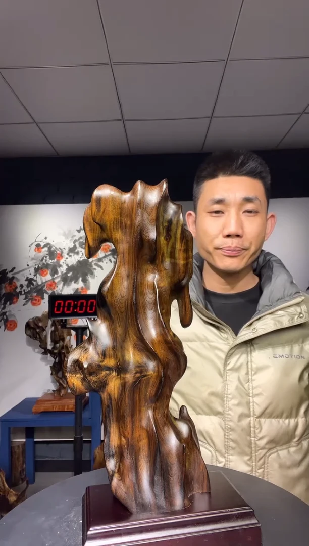 【闪购商品】金丝楠木雕金丝楠木工艺品摆件