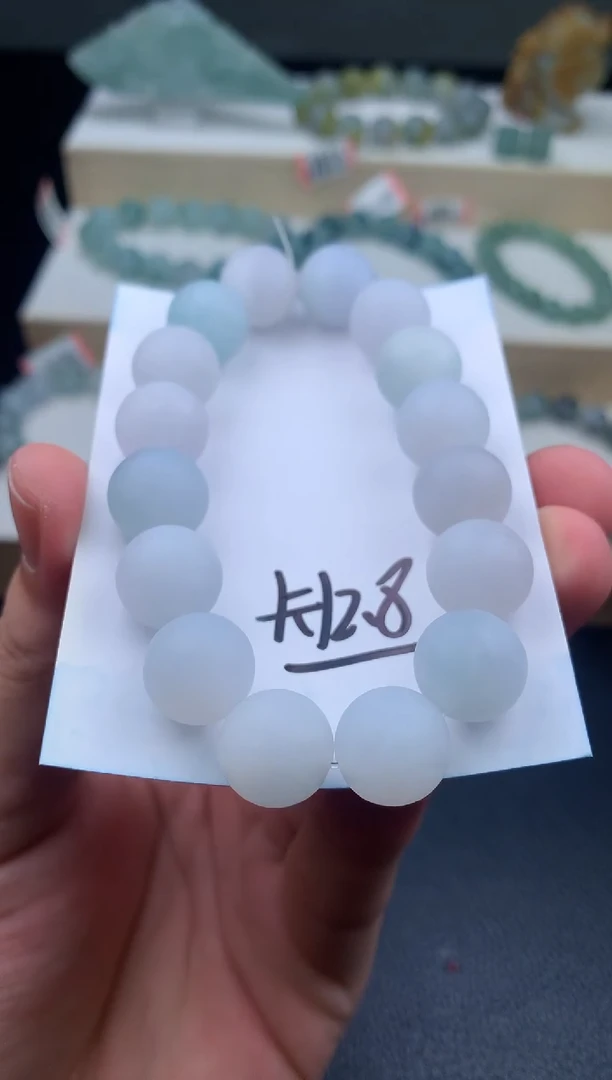 未镶嵌定制翡翠手串