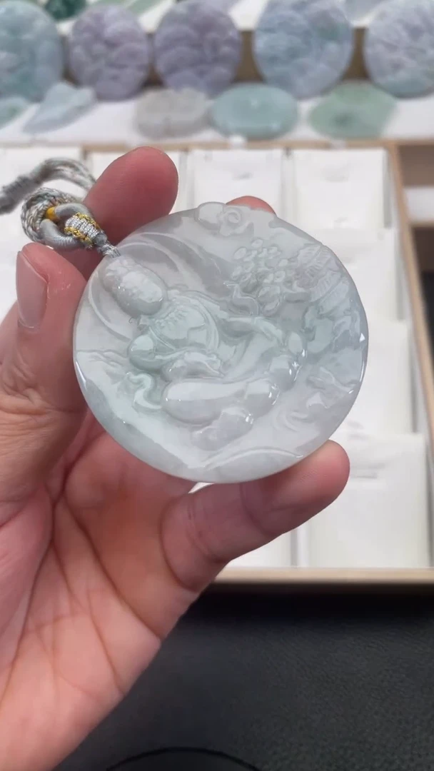 颈饰未镶嵌翡翠天然缅甸翡翠A货199