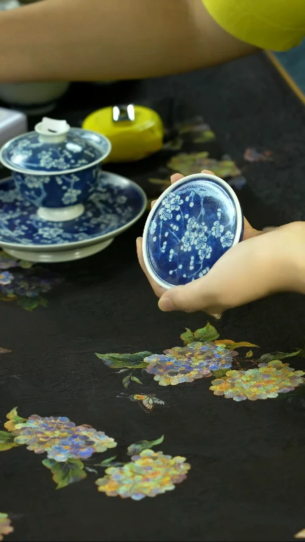 千款手绘茶具直接炸