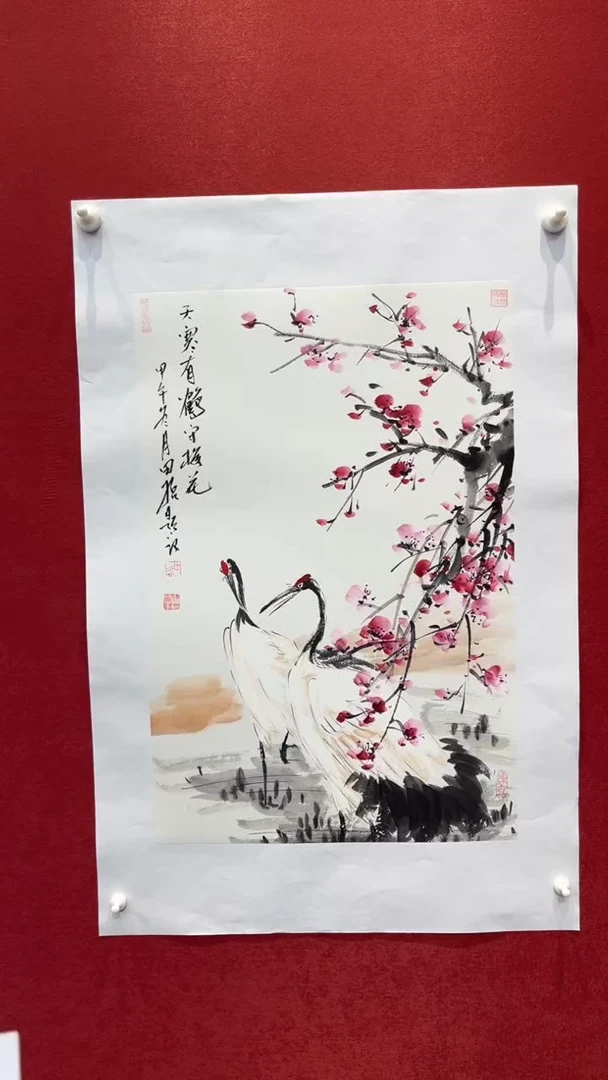 国画老师现场创作 47