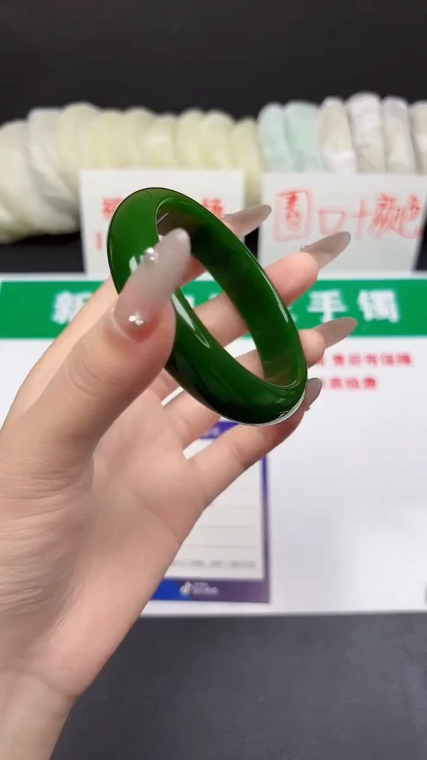 和田玉手镯未镶嵌42-1-59
