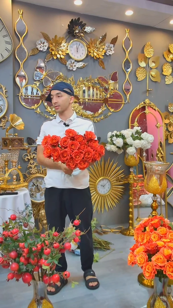 钢化玻璃花浅红单质