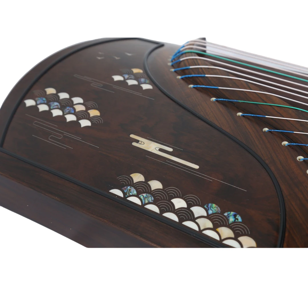 煌上煌古筝湖光山色黑檀专业考级高端演奏古筝