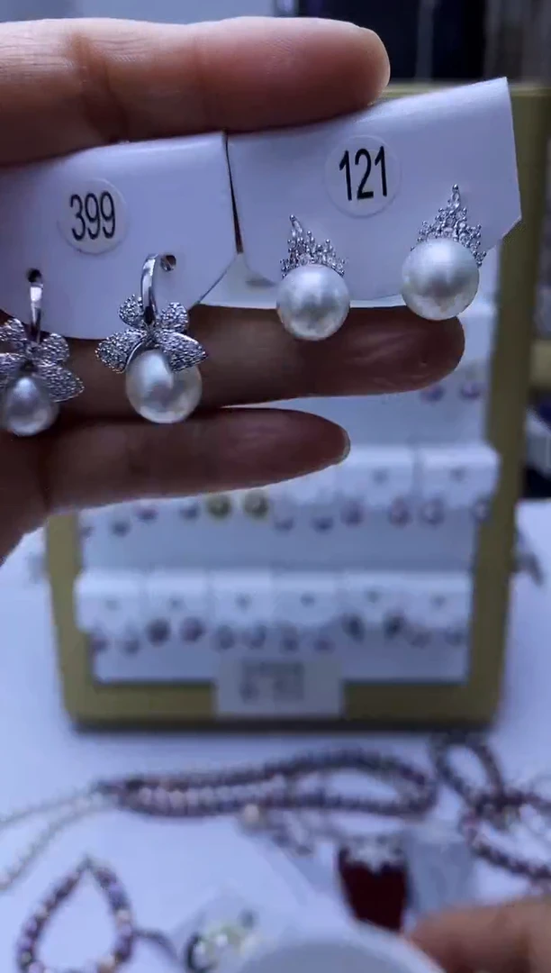 未镶嵌耳饰淡水珍珠399+121