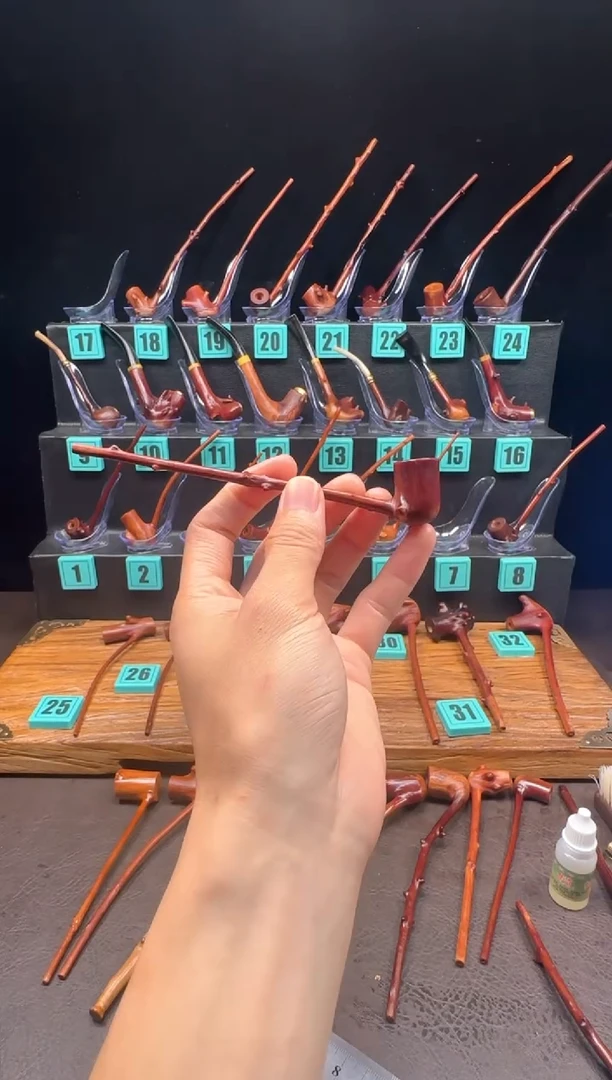 一物一图檬子木手工香烟嘴