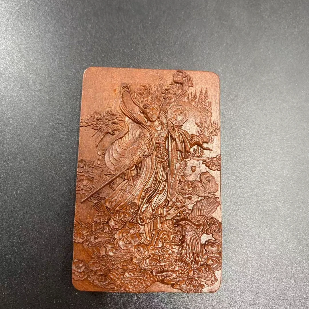 雷击枣木九天玄女挂牌