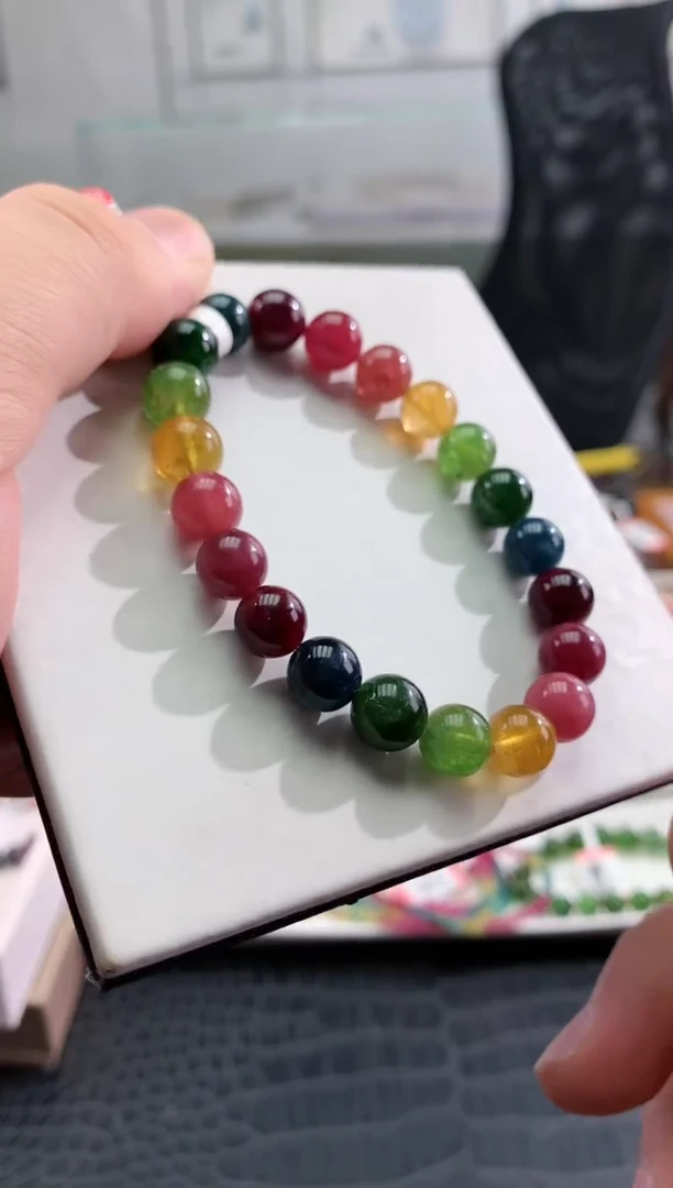 【闪购商品】碧玺手串未镶嵌多样性发一条