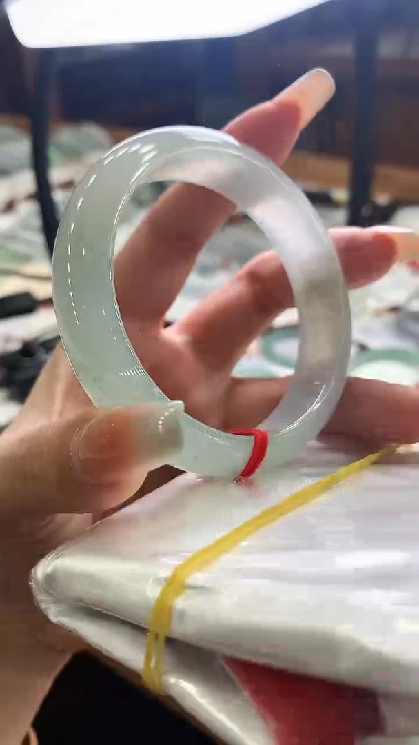 翡翠手镯未镶嵌白月光正圈 58 3