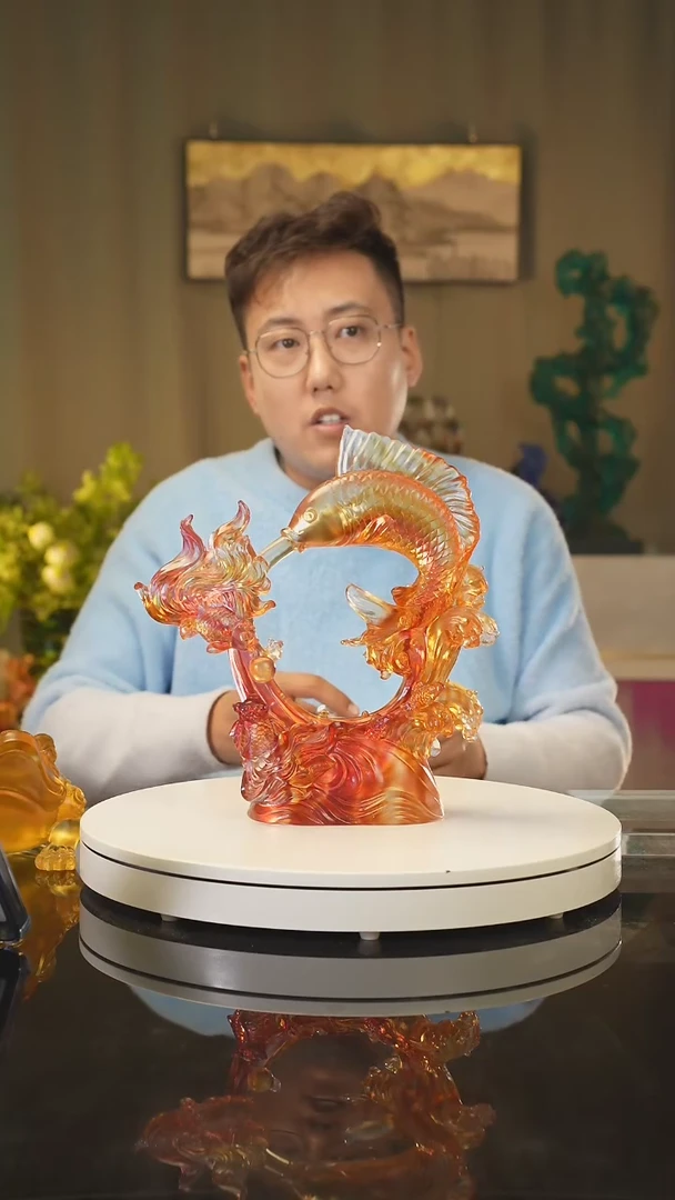 【闪购商品】雅致水晶琉璃 摆件 花器 果盘 茶酒具