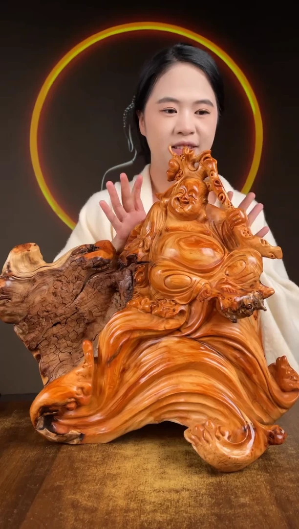 柏木（崖柏）手工摆件,先抢先得!编号:245