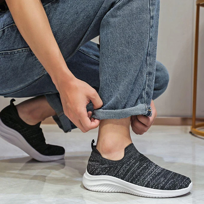 啊枝姐网面休闲鞋25007中老年透气软底妈妈鞋爸爸鞋情侣男女舒适