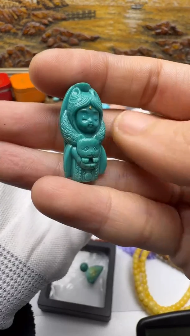 未镶嵌绿松石吊坠(不含链)吊坠