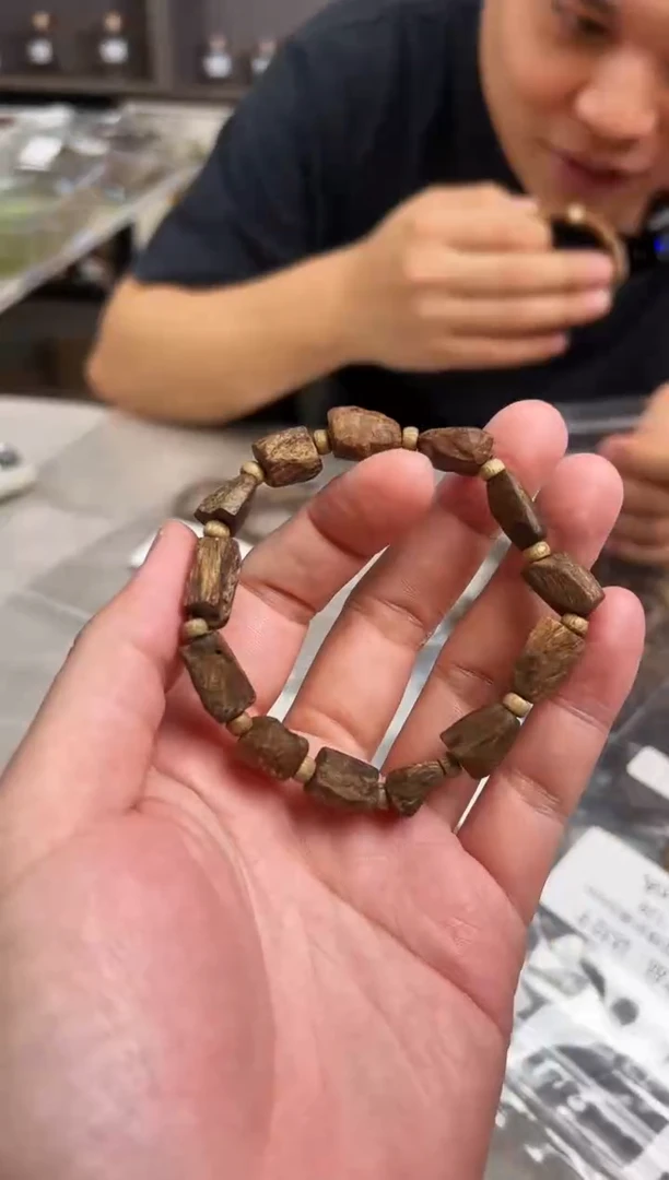 沉香手串老惠安随形7.6克 多样性发其一