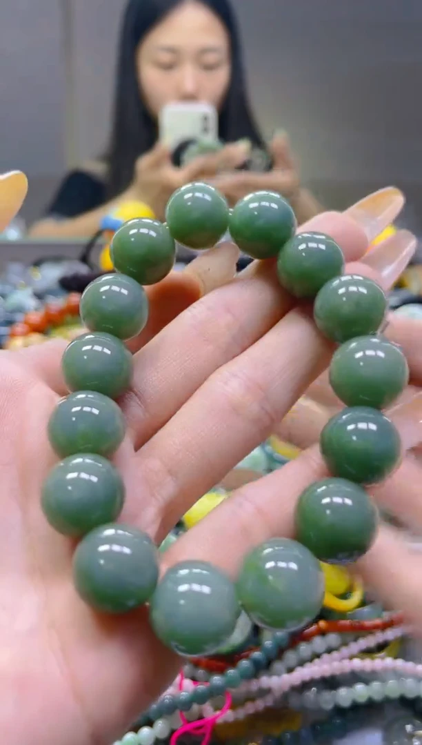 翡翠未镶嵌颈饰13MM/U/翡翠A货一图一物