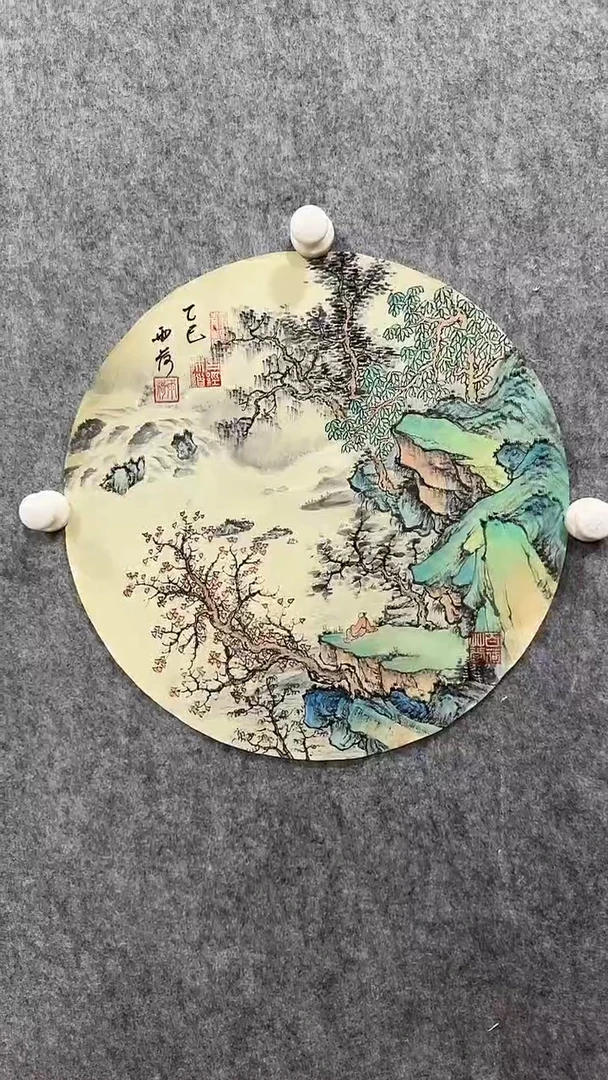 【闪购商品】国画82雨荷  山水 1平尺      