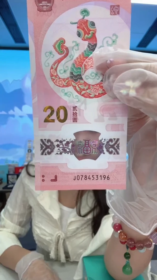 塑料蛇钞一张078453196