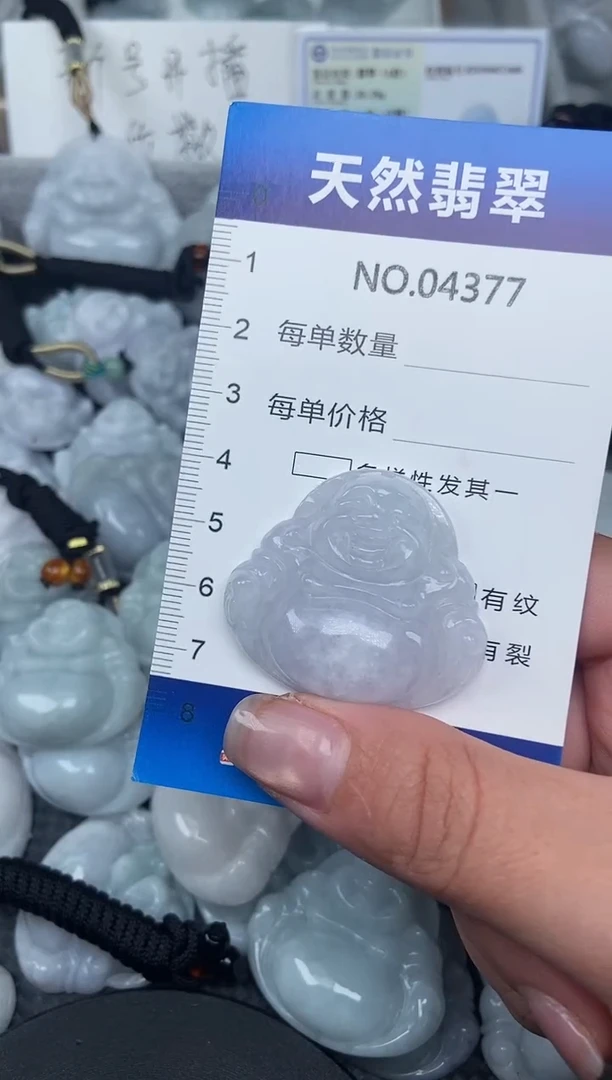 颈饰未镶嵌翡翠纯天然A货翡翠4377