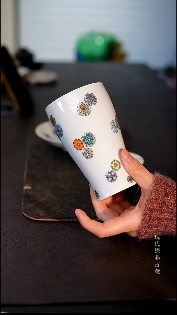 瓷片一点堂康熙五彩。。