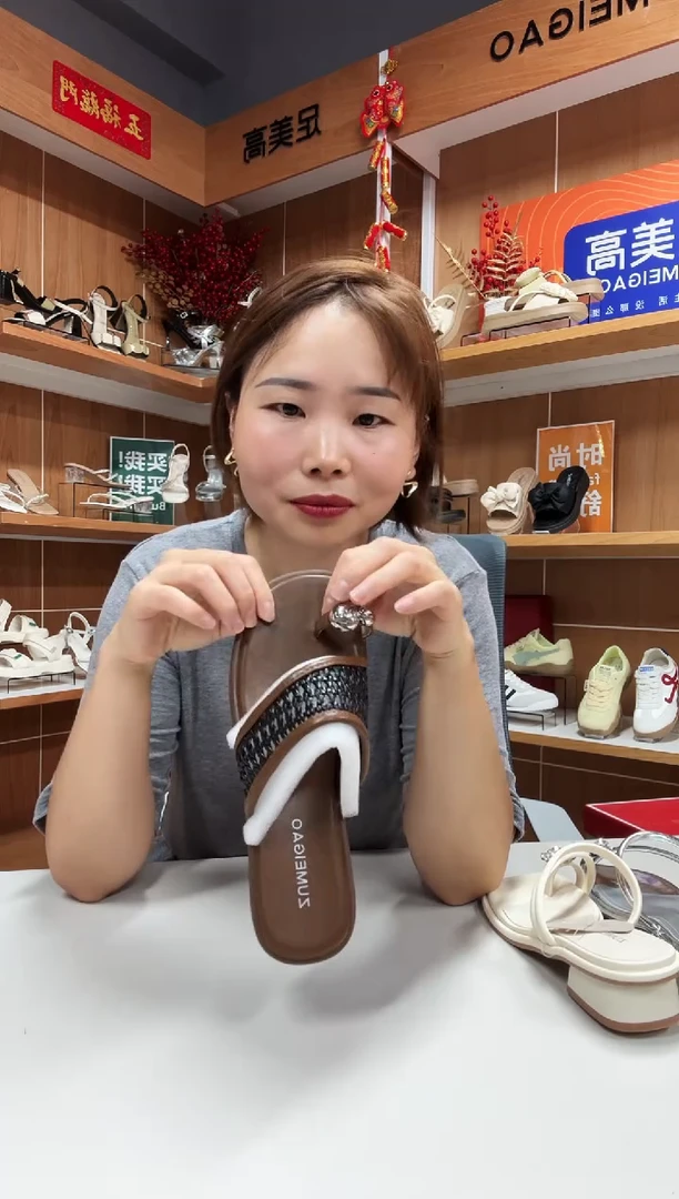 凉靴49 -37码-足美高当季新款女鞋