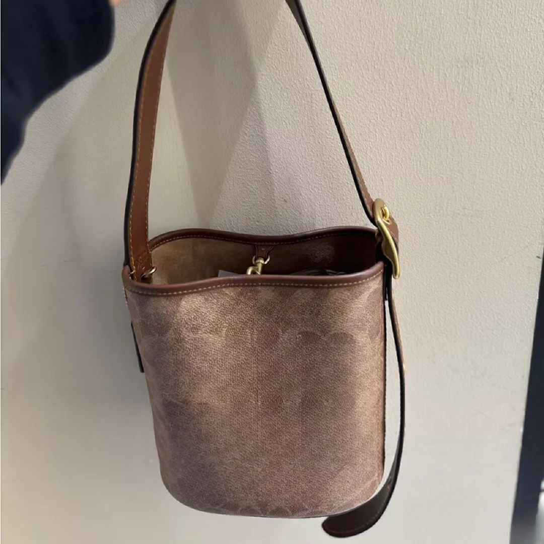 【小多点】真皮高定女包061巧克力