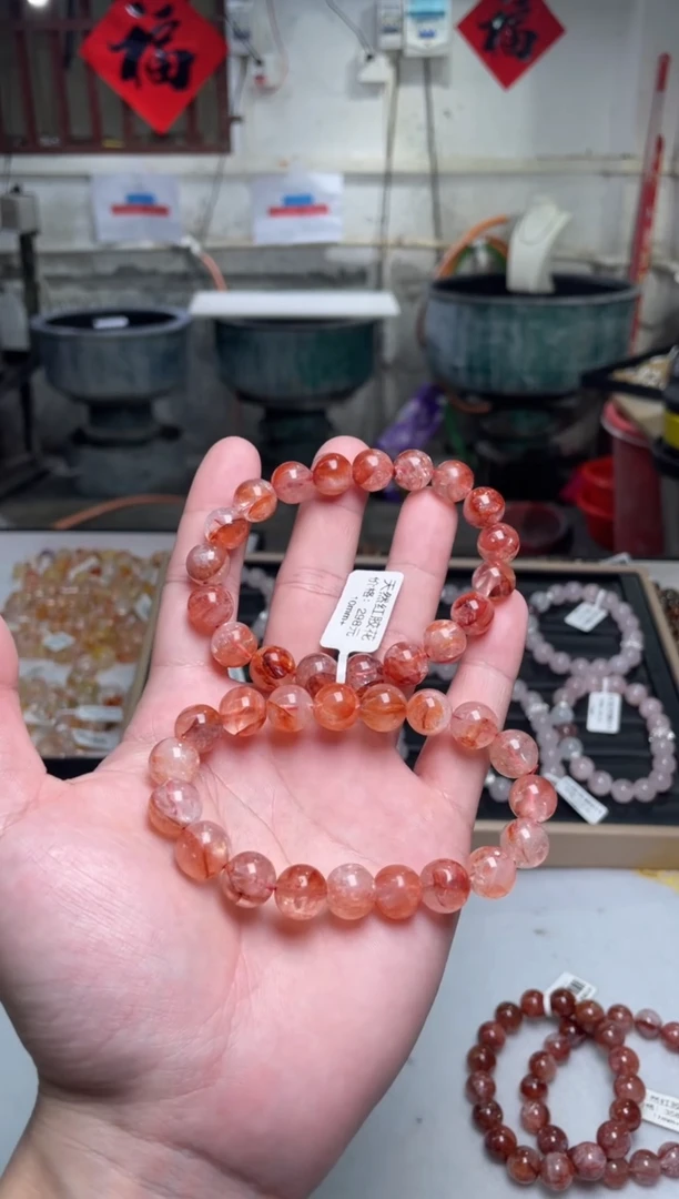 【闪购商品】水晶手串未镶嵌红胶花10多样性发其一