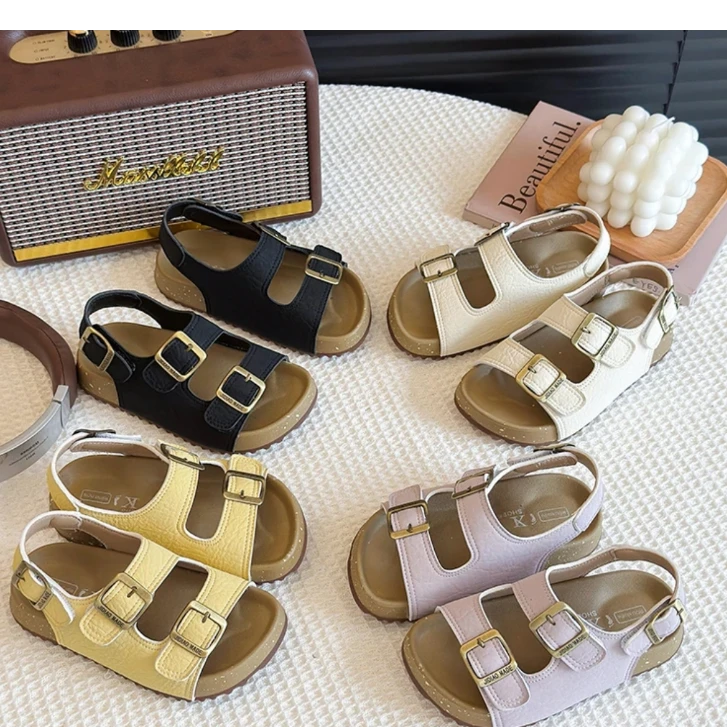 女童沙滩鞋儿童鞋子2025夏季新款防滑凉鞋软底公主鞋中大童凉鞋