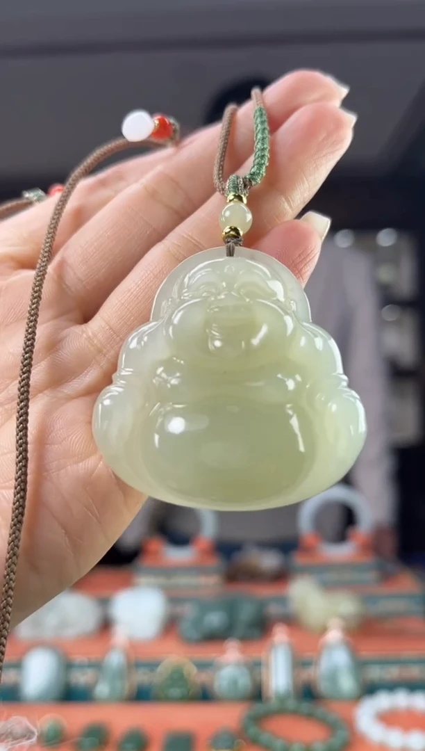 颈饰未镶嵌和田玉佩佩45mm左右