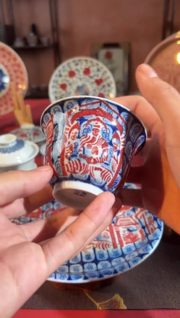 摆件陶天禄言瓷手工手绘茶器5676