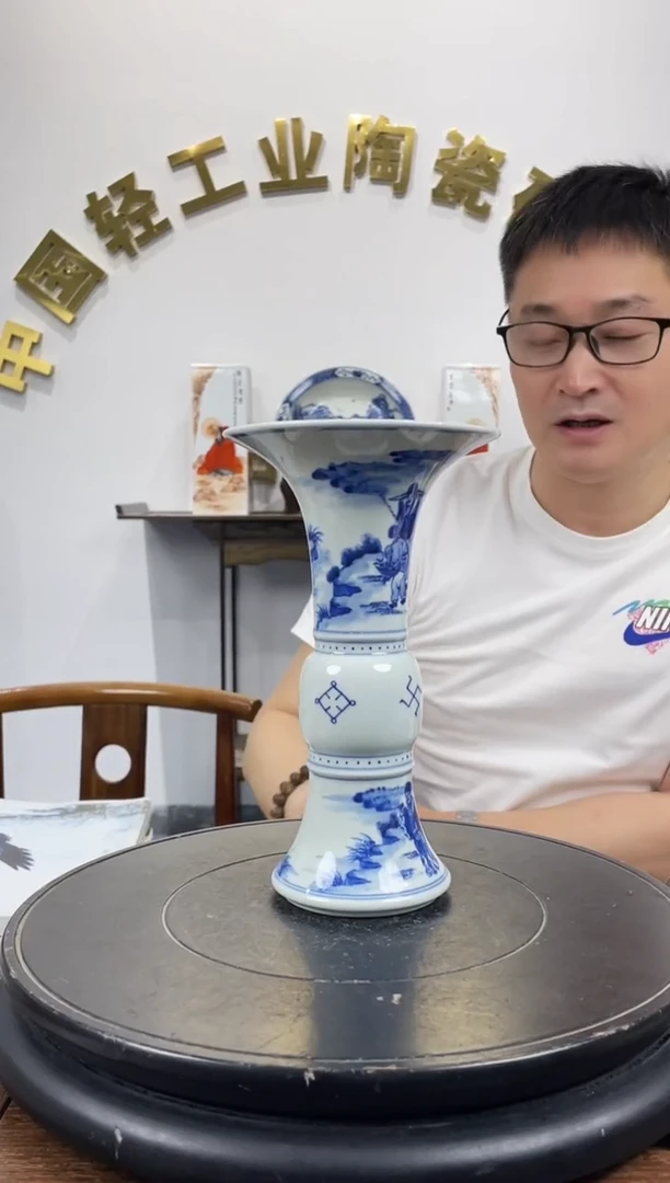 摆件景德镇陶瓷手工手绘摆件
