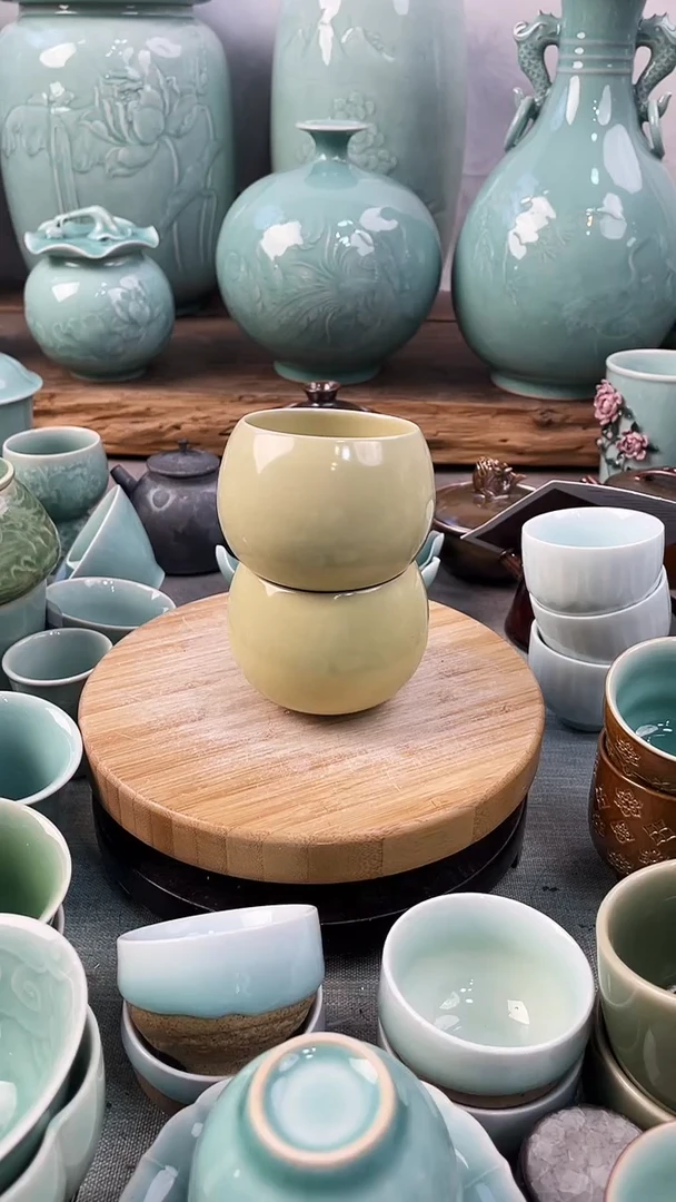 【闪购商品】2个 特价 微瑕 慧仙青瓷