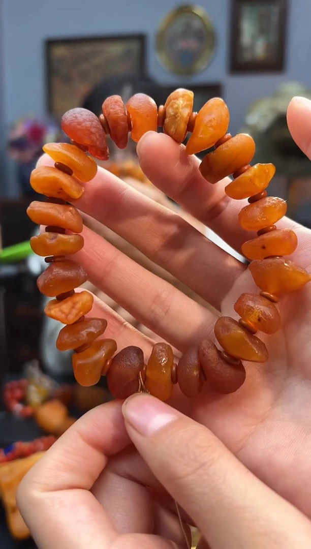 手串琥珀未镶嵌手串