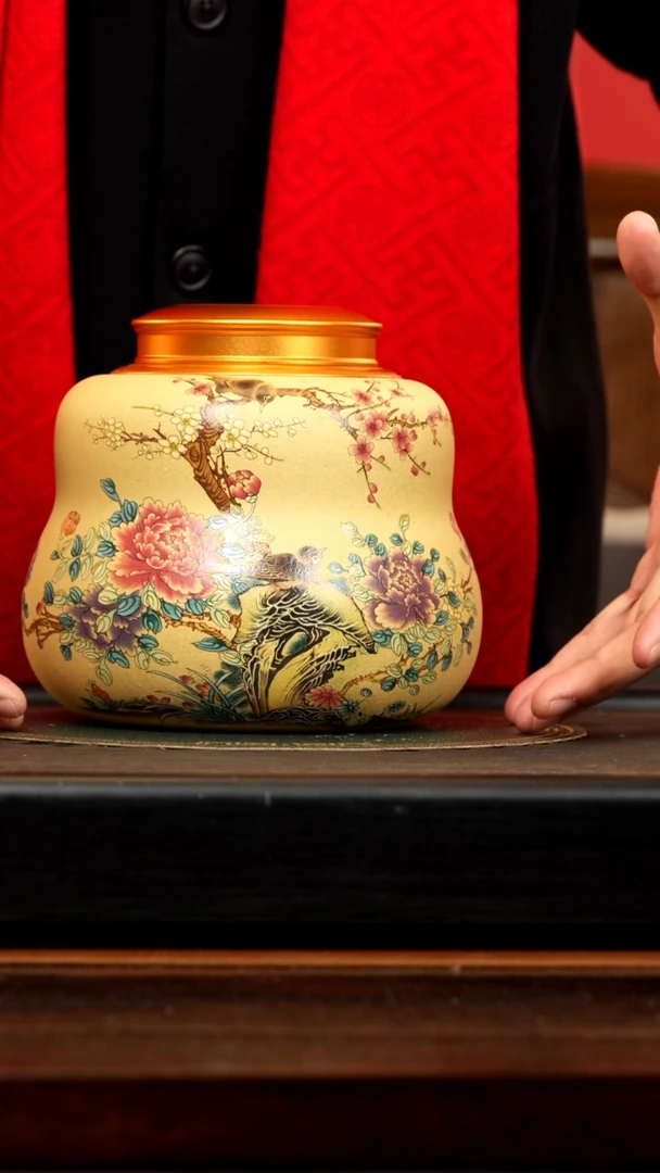 【闪购商品】紫砂茶壶顽壶紫砂精选茶叶罐