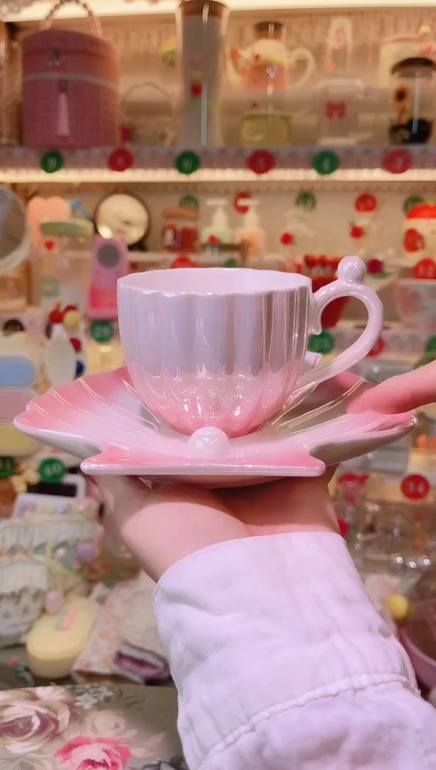 贝壳咖啡杯——手工制作品质好！
