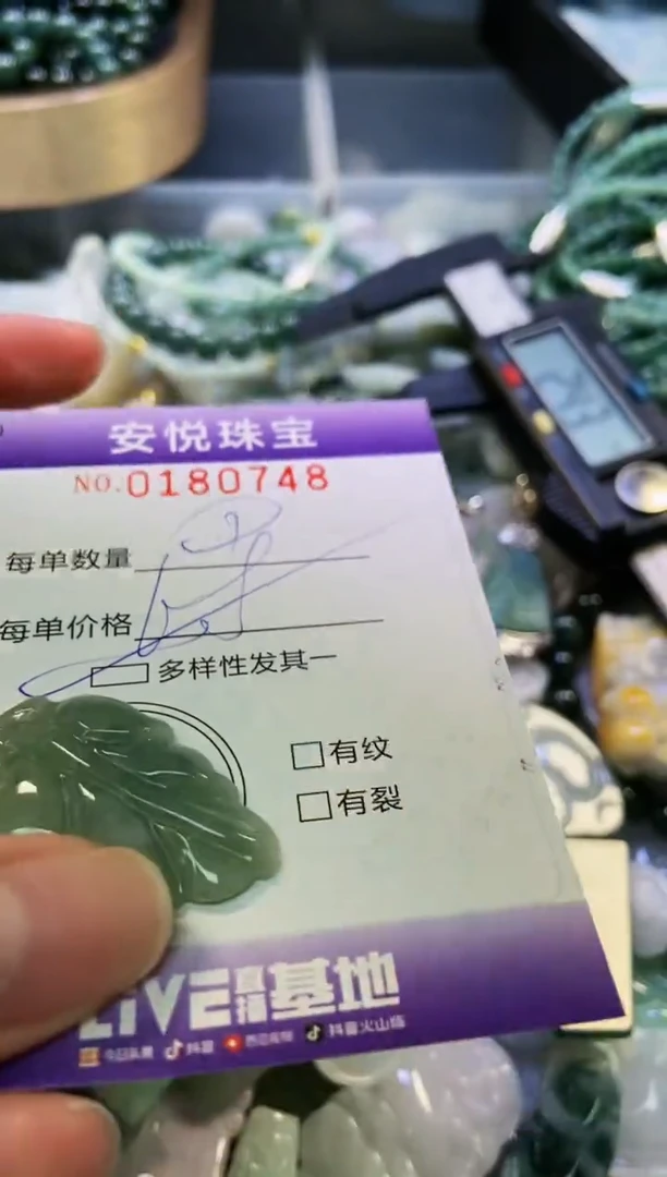 翡翠未镶嵌颈饰闪购0180748多样性发其一