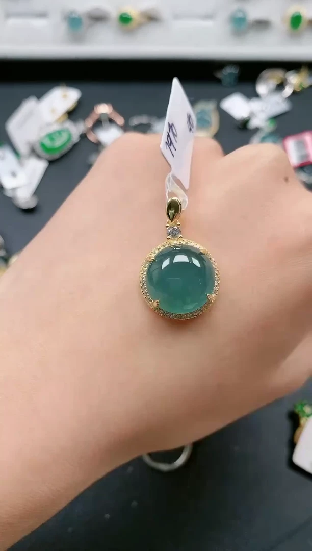 【闪购商品】翡翠戒指银S925镶嵌111111