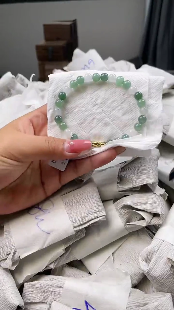 未镶嵌手链翡翠手串