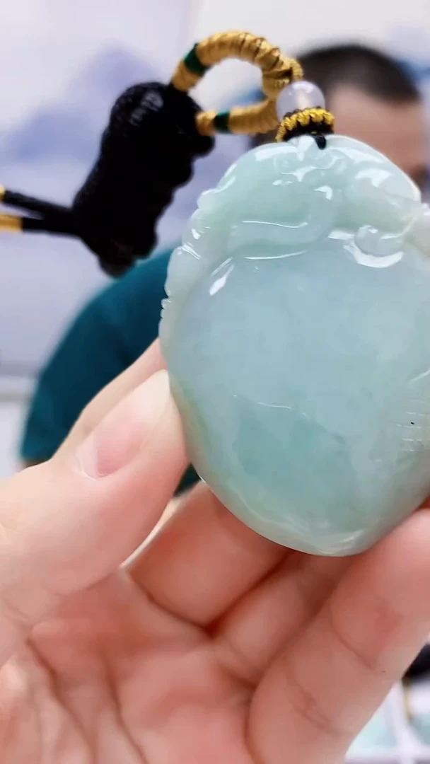 未镶嵌定制翡翠5167lr-毛货挂件37